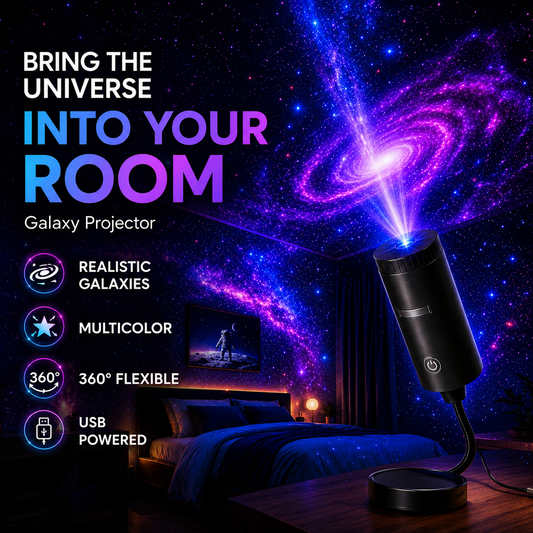 LED Star Sky Projector — USB Night Light