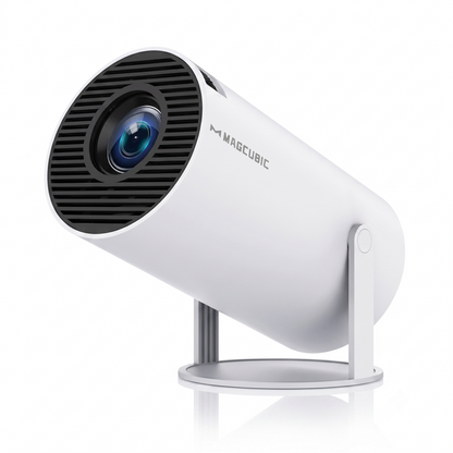 4K Portable Smart Projector — Android 14, Dual WiFi6, 290 ANSI