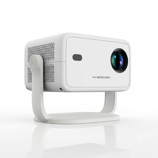1080P Native Smart Projector — Auto Focus & Keystone, Air Mouse, WiFi6