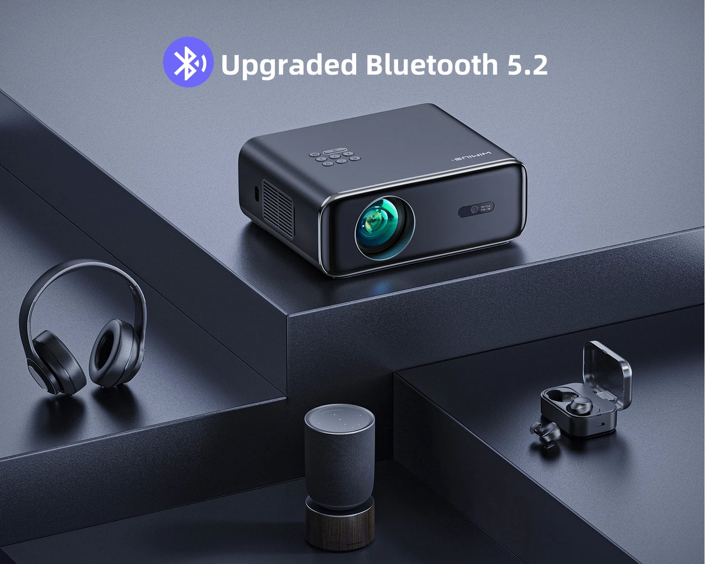 4K Portable WiFi Home Theater Projector — Full HD 1080P