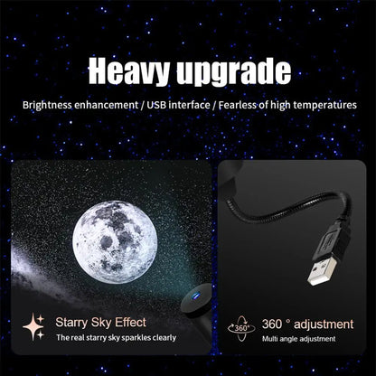 LED Star Sky Projector — USB Night Light