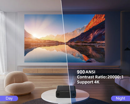 4K Portable WiFi Home Theater Projector — Full HD 1080P