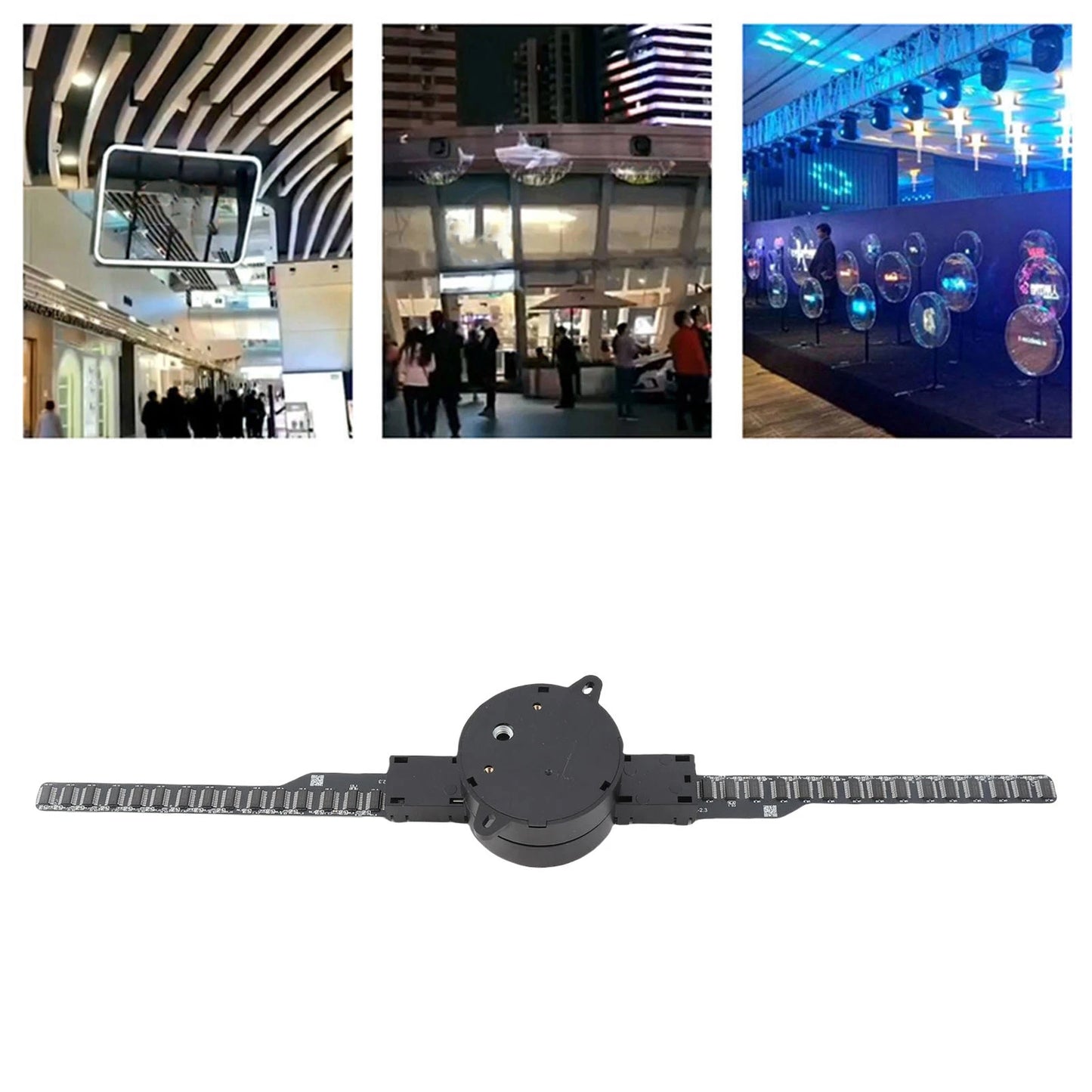 3D Hologram Fan Display — WiFi LED Advertising Projector, 16.5"